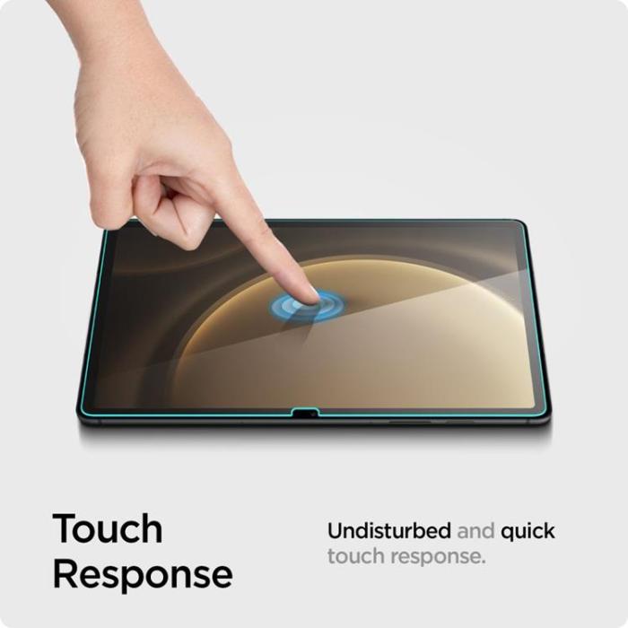 UTGATT - Spigen Galaxy Tab S9 FE Skärmskydd i Härdat Glas - Clear