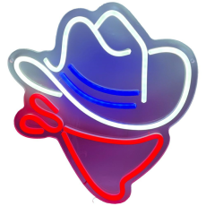 Beline - Beline Neon Light Cowboy - Vit/Röd