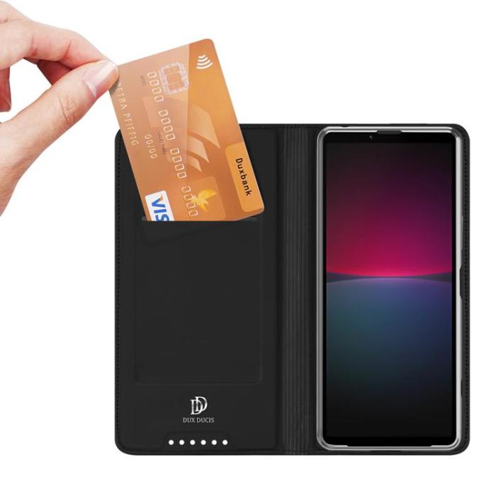 Dux Ducis - Dux Ducis Sony Xperia 10 V Plånboksfodral Skin Pro Stå - Svart