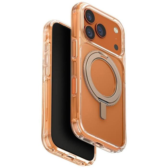 UNIQ - UNIQ iPhone 17 Pro Mobilskal Swivix 360 Rotating Kickstand - Guld