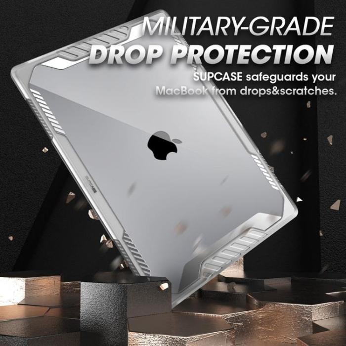 UTGATT1 - SupCase Macbook Pro 16 (2021/2022) Skal Unicorn Beetle - Clear