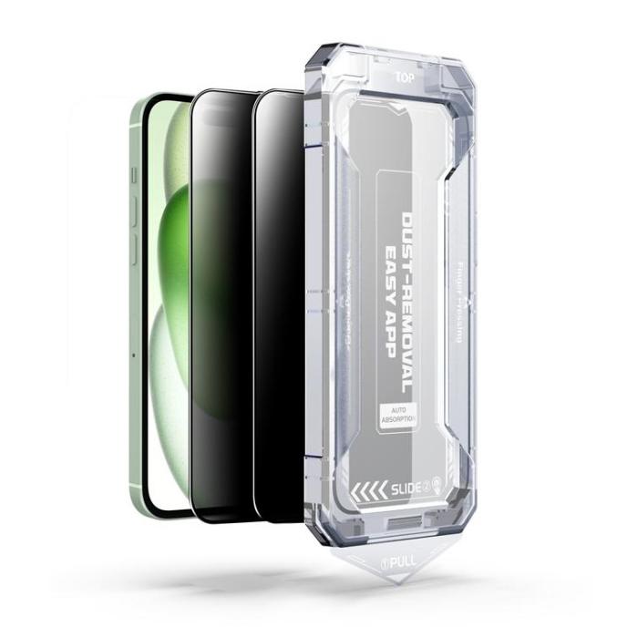 Boom of Sweden - LIVSTIDSGARANTI - BOOM iPhone 17/16 Pro Privacy Härdat Glas Skärmskydd 2st