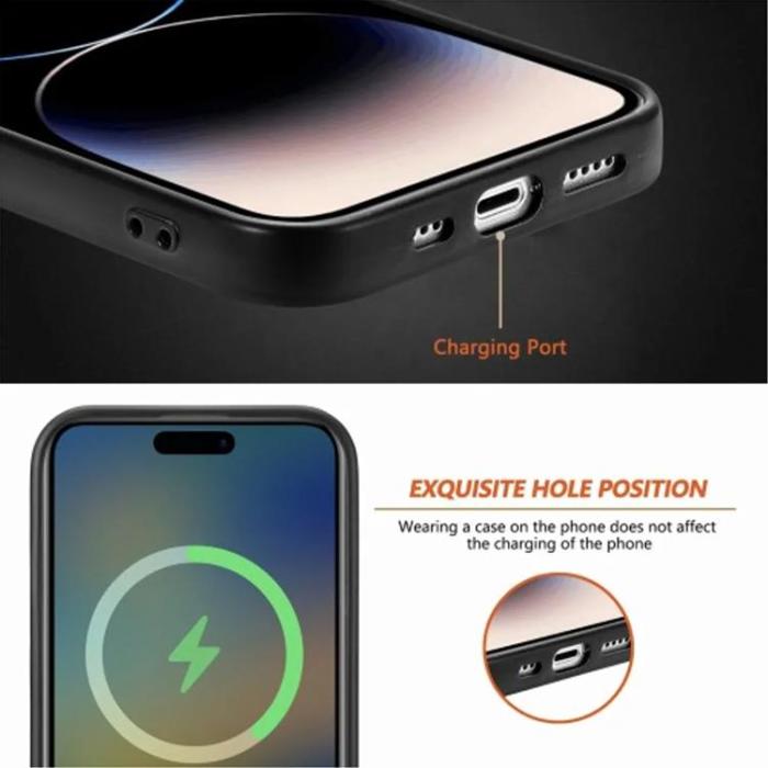 Taltech - iPhone 15 Pro Mobilskal Magsafe Magnetiskt - Blå