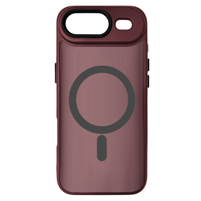 A-One Brand - iPhone 17 Air Mobilskal MagSafe Skin Touch - Vinröd