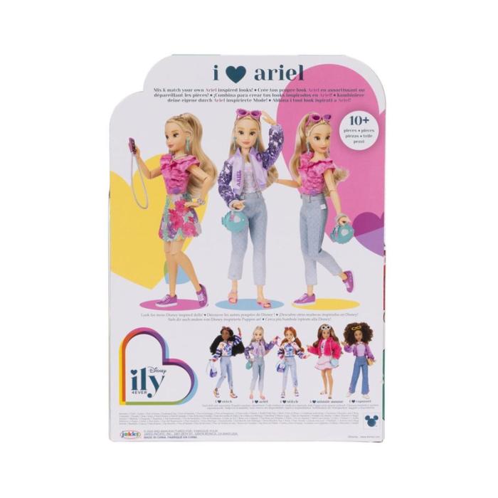 Disney - DISNEY Docka Ily 4ever 11in Fashion Doll Deluxe I Love Ariel