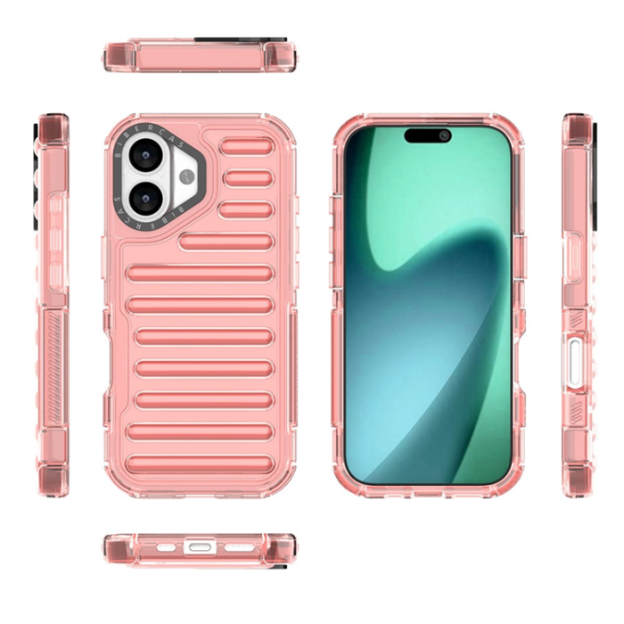 A-One Brand - iPhone 17 Mobilskal Stripe Design Detachable - Djuprosa