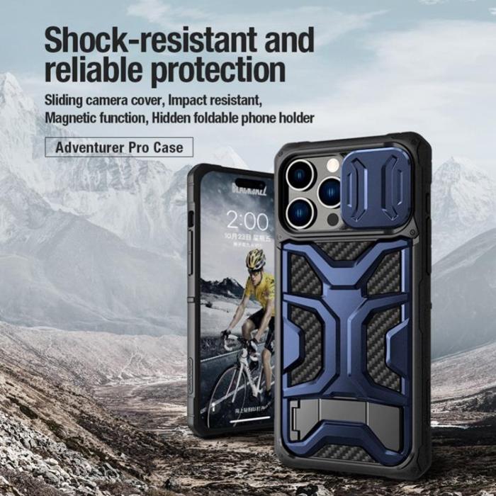 Nillkin - Nillkin iPhone 14 Pro Max Skal Adventurer Pro - Blå