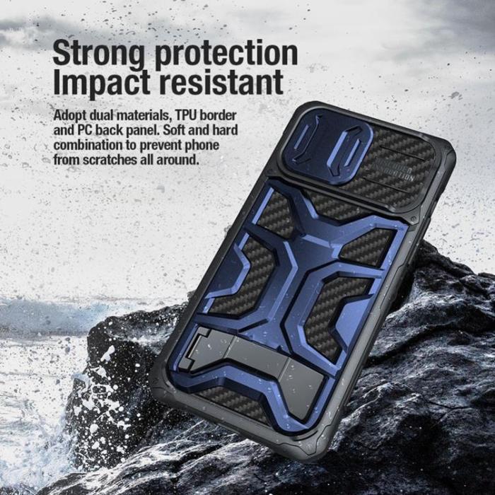 Nillkin - Nillkin iPhone 14 Pro Max Skal Adventurer Pro - Blå