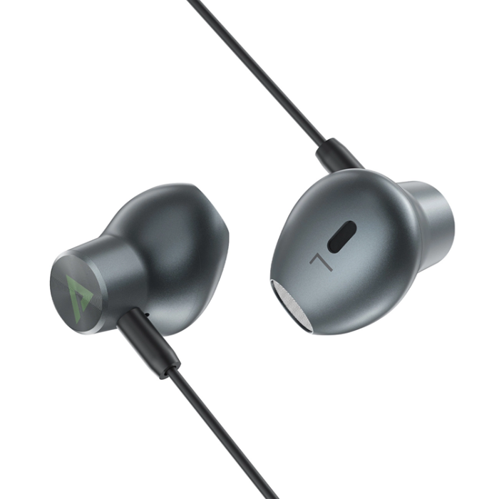 Acefast - Acefast In-Ear Lightning Hörlurar 1.2m - Svart
