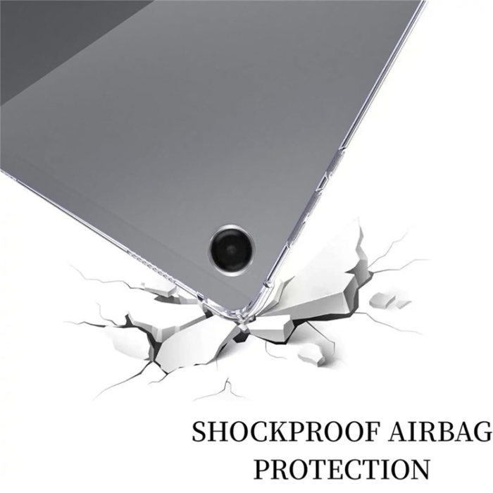 A-One Brand - Galaxy Tab A11 Skal TPU Drop-Resistant med Härdat Glas - Clear