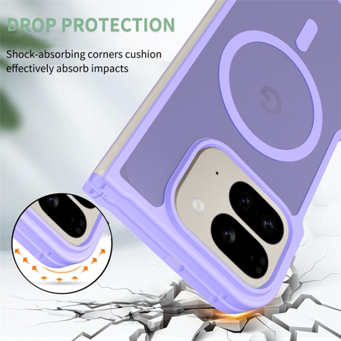 A-One Brand - Google Pixel 10 Pro Fold Mobilskal MagSafe Skin Touch - Lila