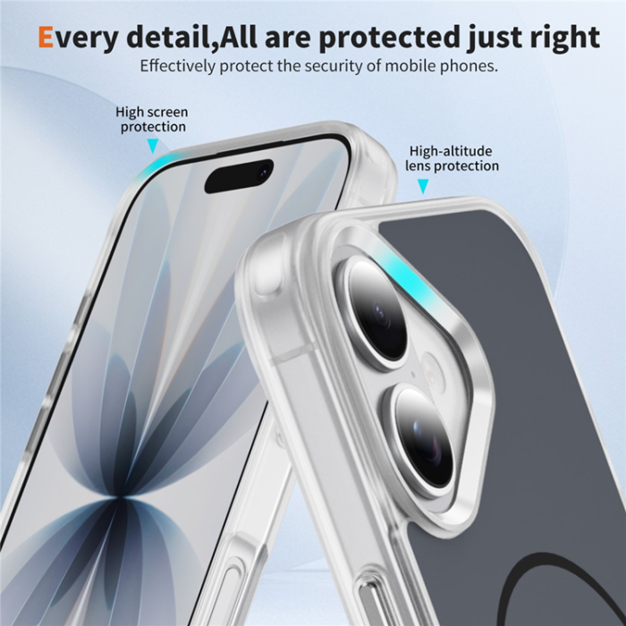 A-One Brand - iPhone 17 Mobilskal MagSafe Skin Touch TPU PC