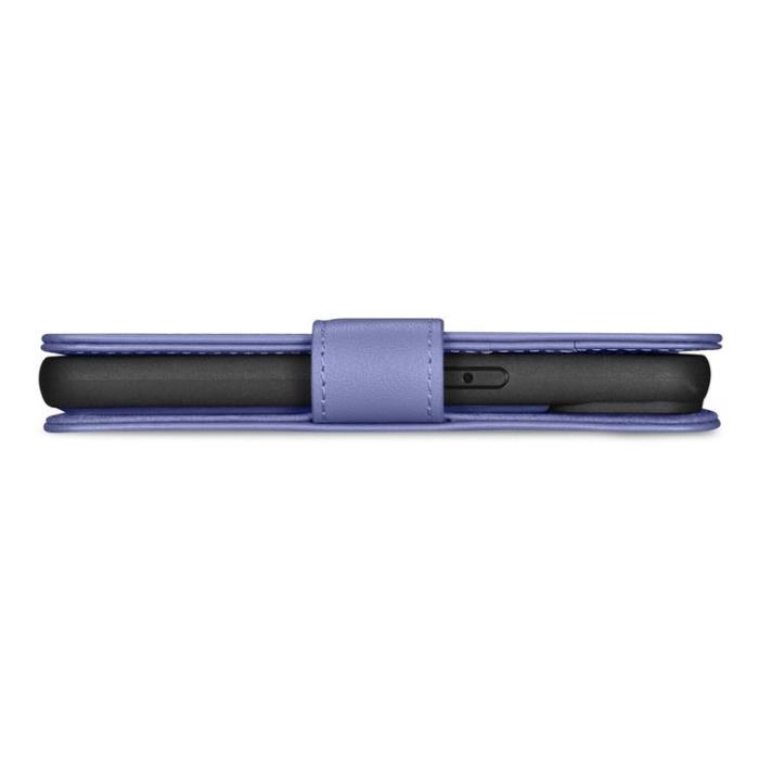 ICARER - iCarer iPhone 14 Pro Max Plånboksfodral 2in1 Anti-RFID Äkta Läder - Ljuslila