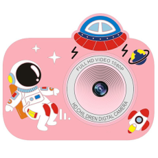 OEM - Digital Kamera för Barn med Videoinspelare Y8S - Astronautrosa