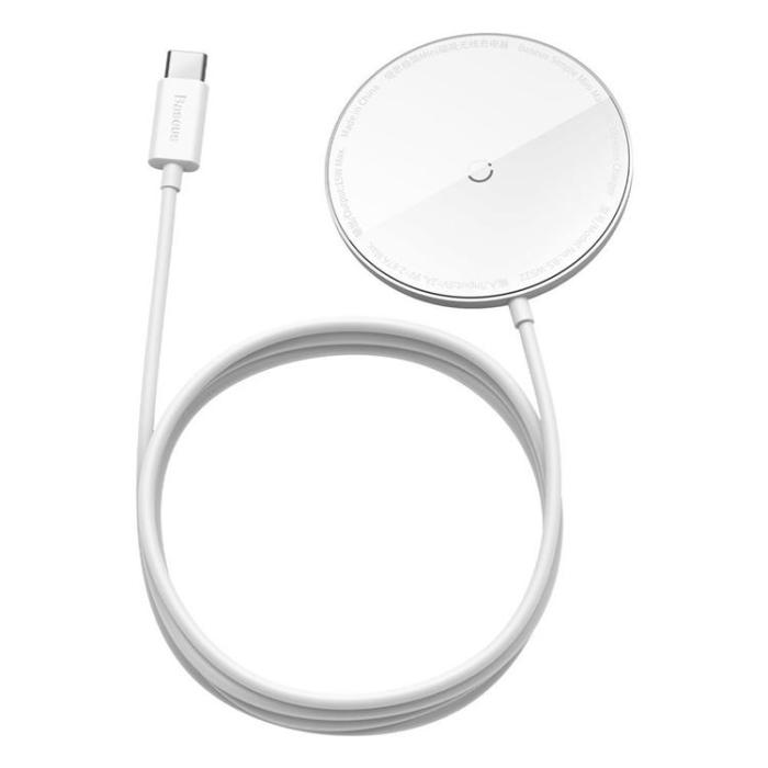 UTGATT5 - Baseus Magsafe iPhone Trådlös Laddare - Vit