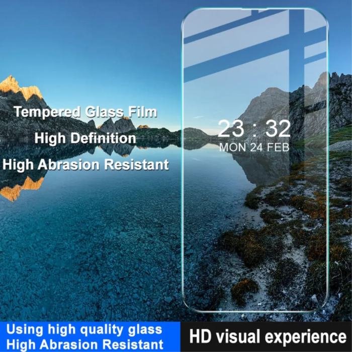 Imak - IMAK iPhone 15 Plus Härdat Glas Skärmskydd - Clear