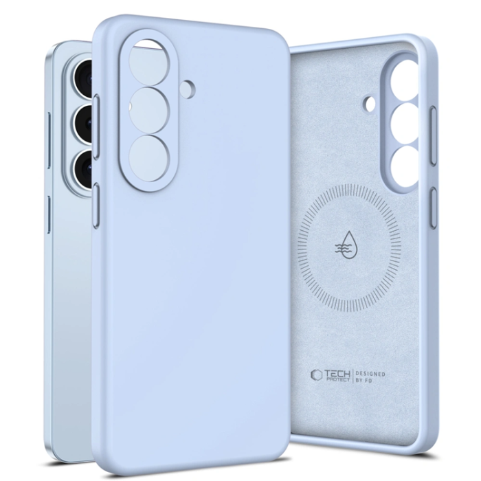 Tech-Protect - Tech-Protect Mobilskal För Galaxy S26 Magsafe Silikon - Sky Blå