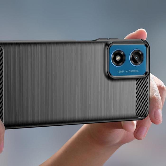 Tech-Protect - Tech-Protect Motorola Moto G24/G24 Power/G04 Mobilskal TPUCarbon