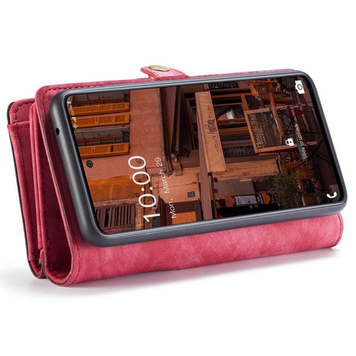 Caseme - CASEME 2-in-1 Plånboksfodral Samsung Galaxy A33 5G - Red