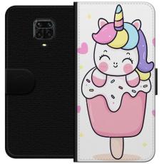 iSecrets - Plånboksfodral till Xiaomi Redmi Note 9S med Glad enhörning