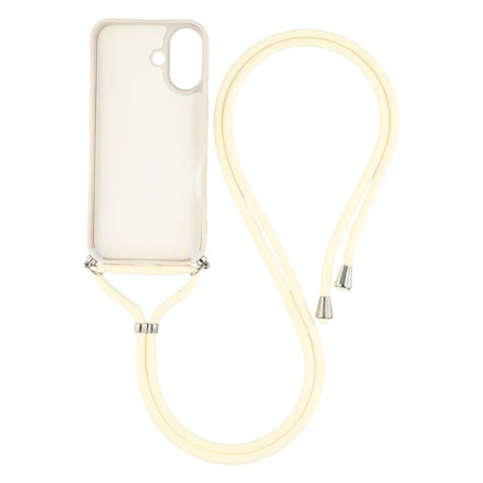 A-One Brand - iPhone 17 Mobilskal Med Axelrem - Vit