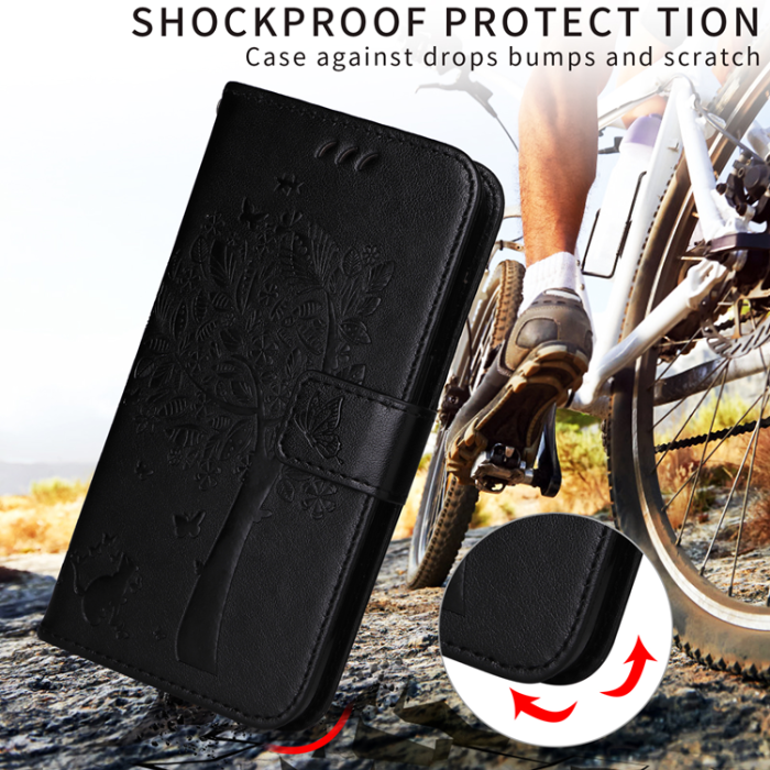 A-One Brand - OnePlus 15 5G Plånboksfodral Cat Tree Pattern Konstläder