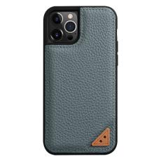 Melkco - MELKCO Mobilskal till iPhone 13 Pro Max &Auml;kta L&auml;der + Mikrofiber + PC Bl&aring;