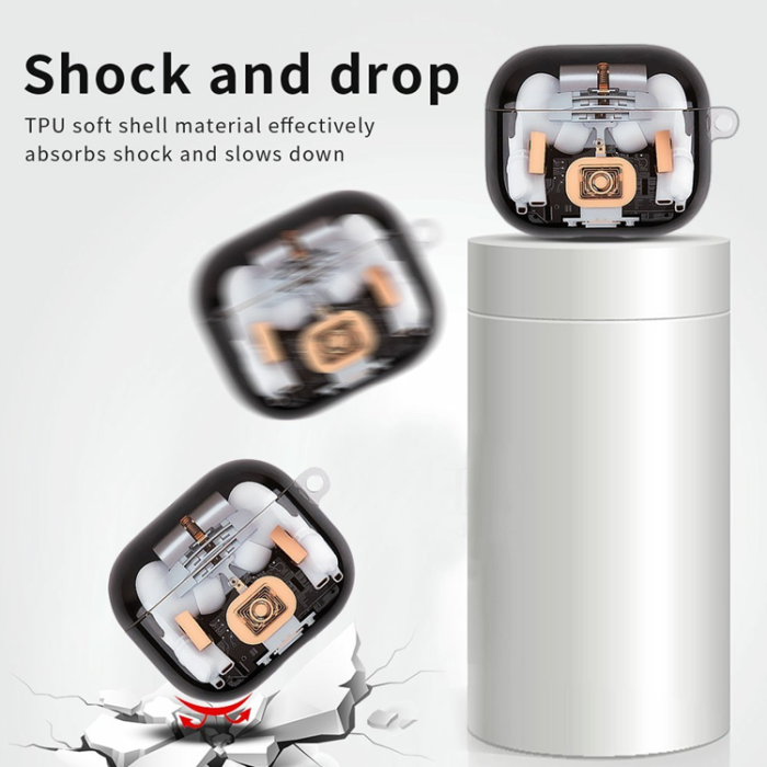 A-One Brand - AirPods Pro 3 Skal Mechanical Structure TPU Drop-Proof