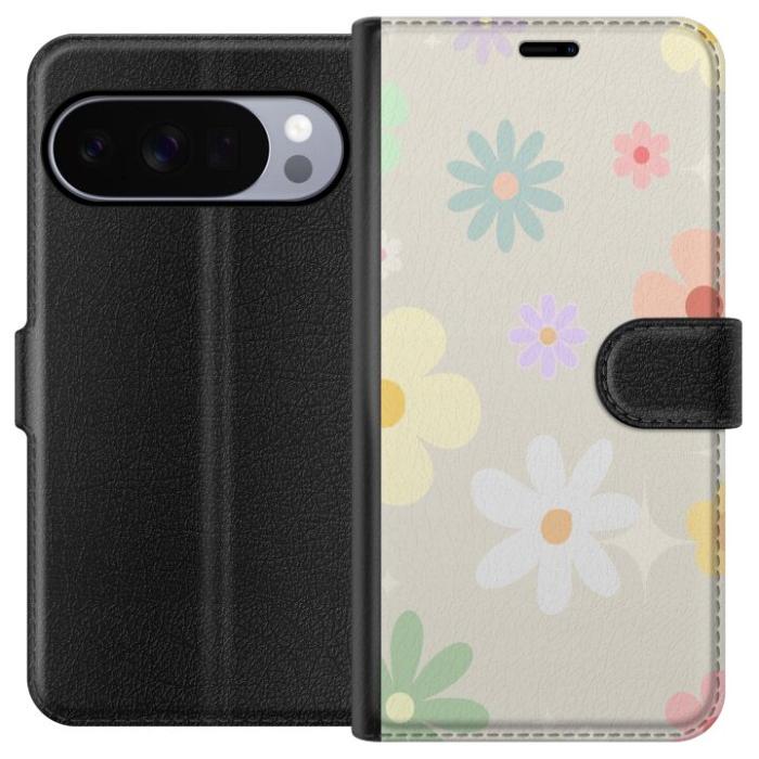 iSecrets - Plånboksfodral till Google Pixel 10 Pro XL med fejdande blommor
