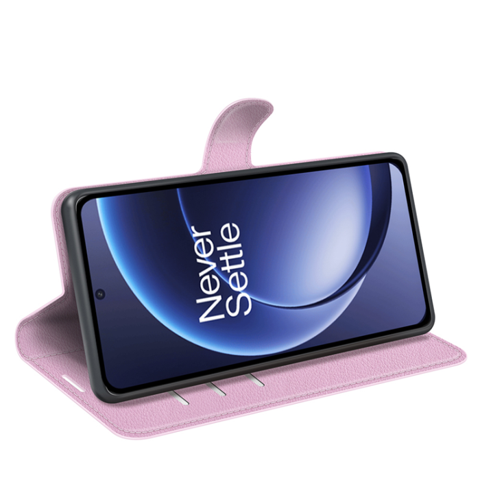 A-One Brand - OnePlus 15 5G Plånboksfodral Litchi Shockproof Konstläder