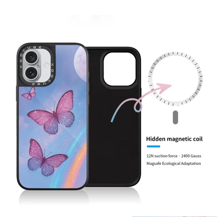 A-One Brand - iPhone 16 Plus Mobilskal MagSafe Aluminium Silikon