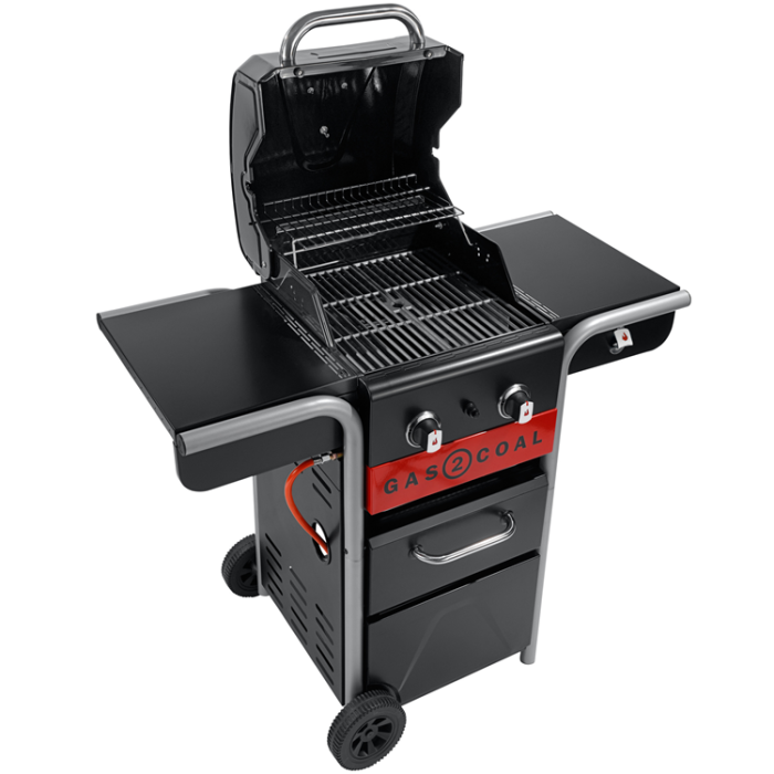 Char-Broil - Char-Broil Hybridgrill Gas2Coal 2.0 2 Brännare