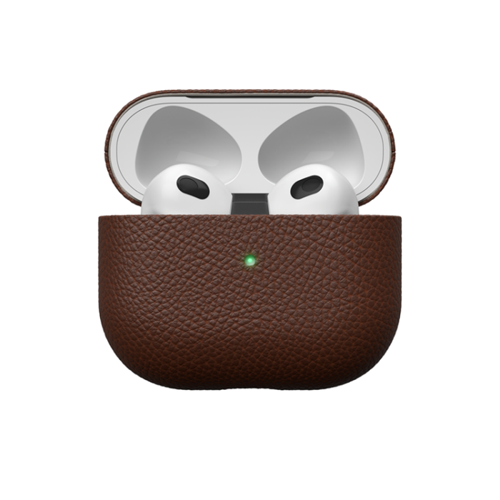PodSkinz - PodSkinz Airpods 3 Skal Artisan Series Läder - Naturligt Brun