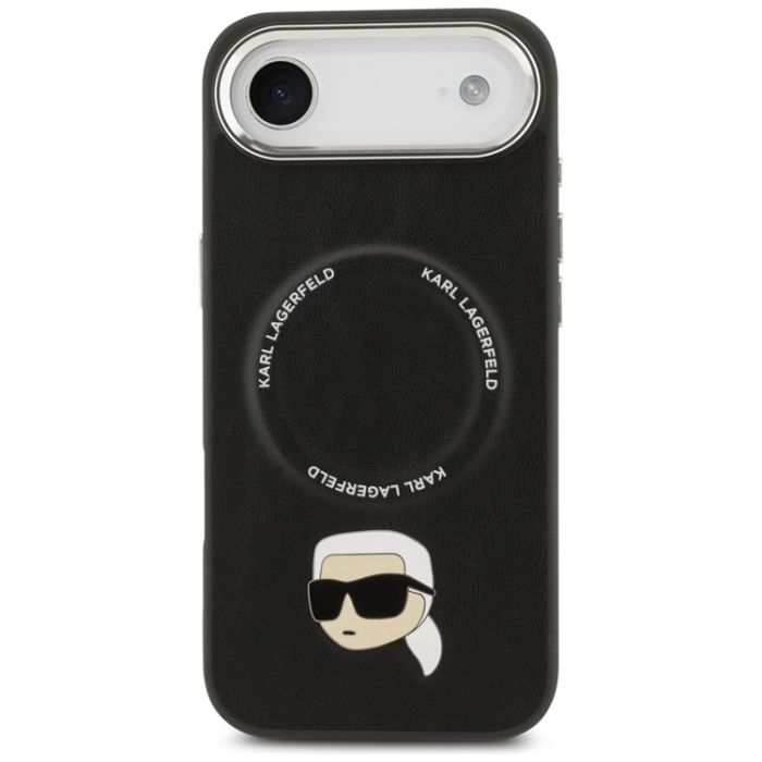 KARL LAGERFELD - Karl Lagerfeld iPhone Air Mobilskal MagSafe Karl Pin - Svart