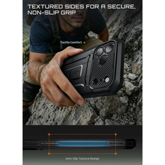 SupCase - Supcase Mobilskal För iPhone 18 Pro/17 Pro Unicorn Beetle Pro - Svart