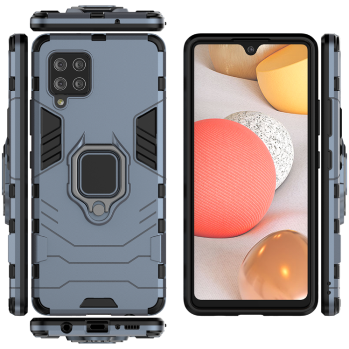 OEM - Ring Armor Skal Galaxy A42 - Blå