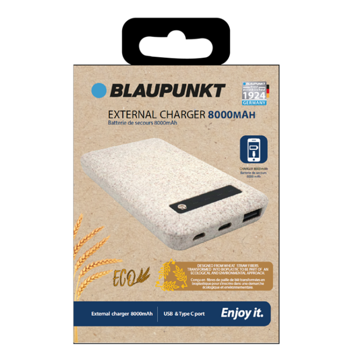 UTGATT1 - Blaupunkt BLP 7720 Powerbank 8000mAh Eco Line