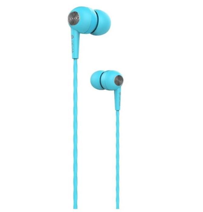 Devia - Devia Trådbunden Hörlurar Jack 3.5mm Kintone - Blå