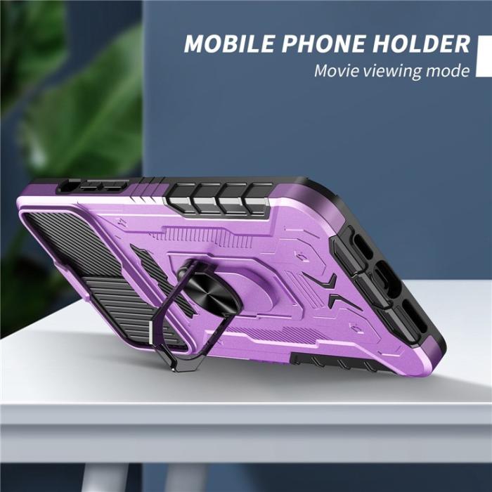 OEM - iPhone 14 Pro Skal Ringhållare Kickstand - Lila