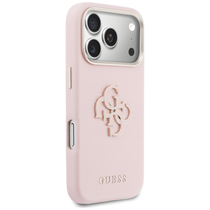 Guess - Guess Mobilskal iPhone 17 Pro Max FW Resin Logo - Rosa