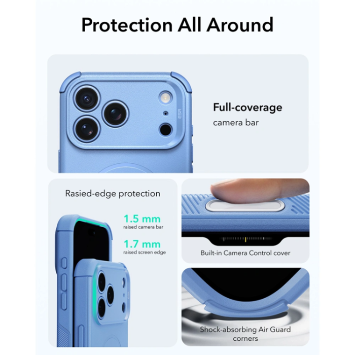 ESR - ESR Mobilskal För iPhone 17 Pro Max/18 Pro Max Magsafe Cyber Tough