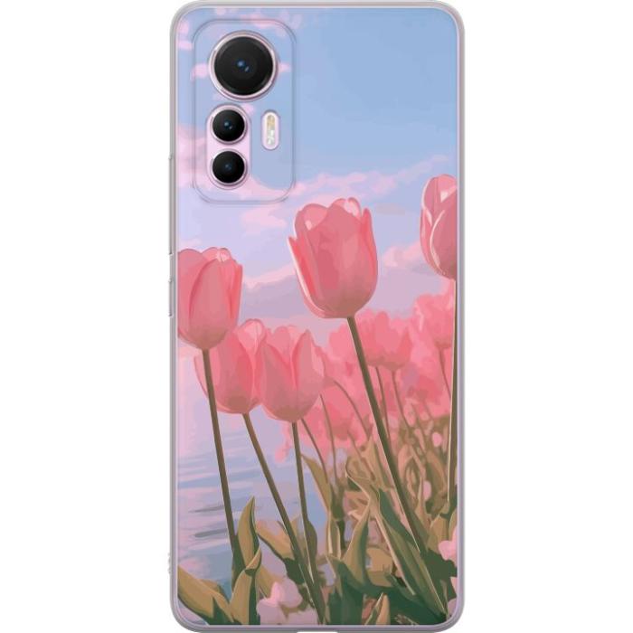 iSecrets - Mobilskal till Xiaomi 12 Lite med Rosa Tulpaner