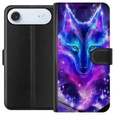 Gustaf - Pl&aring;nboksfodral till Apple iPhone 17 Air med Neon Varg