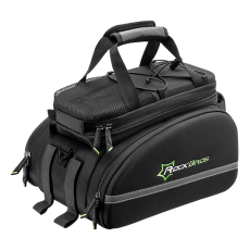 Rockbros - Rockbros A6-03BK Cykelväska för Bagageutrymme 35 L med Utfällbara Fickor