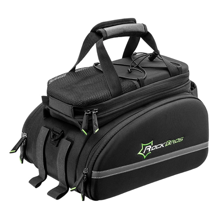 Rockbros - Rockbros A6-03BK Cykelväska för Bagageutrymme 35 L med Utfällbara Fickor
