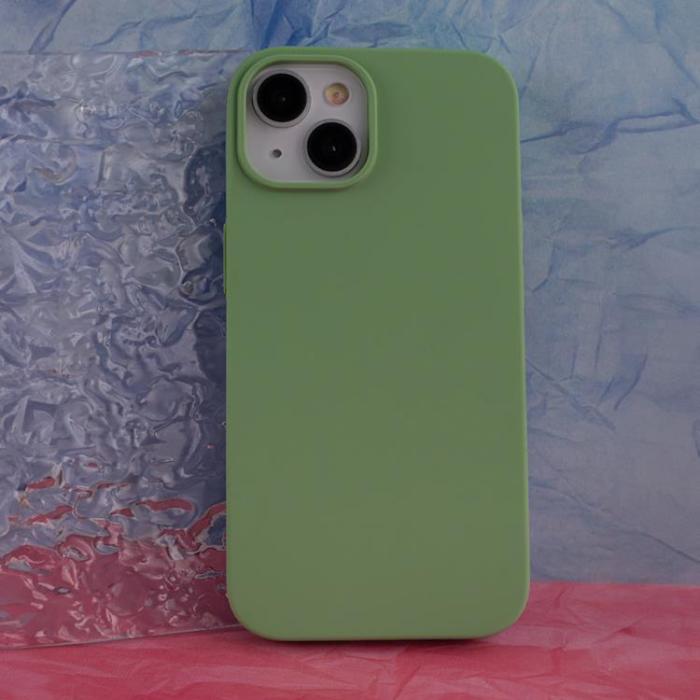 OEM - iPhone 16 Plus Mobilskal Solid Silikon - Ljusgrön
