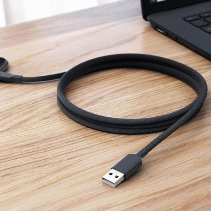 ALOGIC - ALOGIC Elements PRO USB-A till USB-C laddningskabel 3A - 1m - Svart