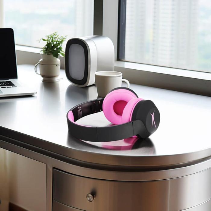 ALTEC - ALTEC Barnhörlur ANC Trådlös 2in1 On-Ear Rosa