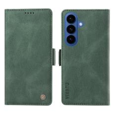 YIKATU - YIKATU Pl&aring;nboksfodral f&ouml;r Samsung Galaxy S26 Plus Konstl&auml;der - Gr&ouml;n