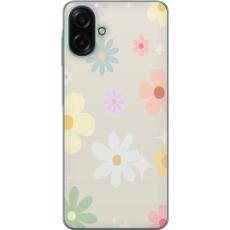 iSecrets - Mobilskal till Samsung Galaxy A07 4G med fejdande blommor